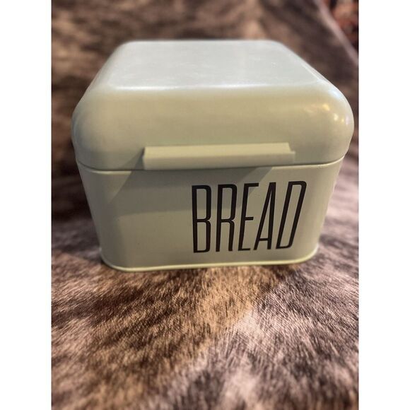 Sale Bloomingville Bread Box Handle Metal Mint‎ Green  Small (T115) - Picture 2 of 8